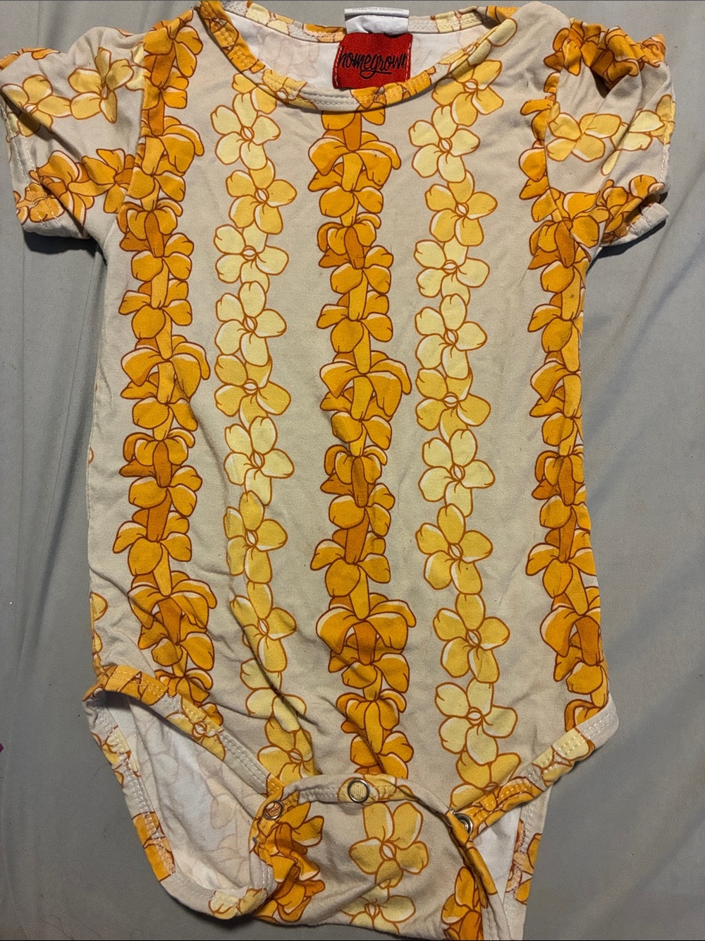 Homegrown 6-12 month onesie